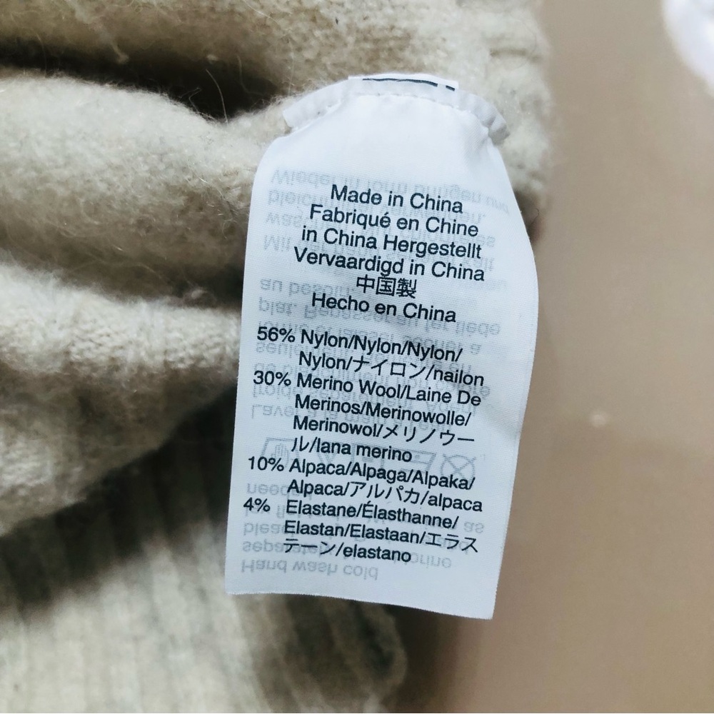 Madewell Merino Blend Inland Turtleneck Sweater in Coziest Yarn Size Medium - Picture 8 of 12